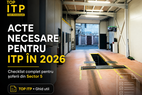 Acte necesare pentru ITP în 2026: checklist complet pentru șoferii din Sector 5