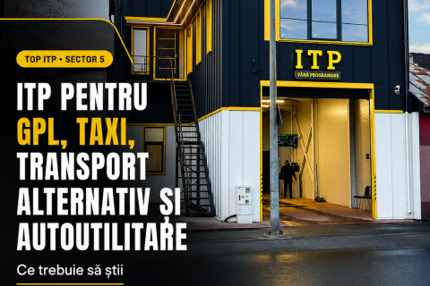ITP pentru mașini GPL, taxi, ridesharing și autoutilitare în Sector 5: ce trebuie să știi